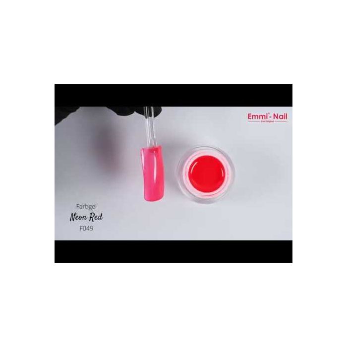 EMMI-NAIL COLOR GEL NEON RED 5ML -F049-